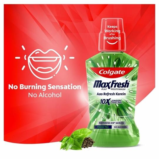 Colgate Maxfresh Fresh Tea Plax Mouthwash 250 ml