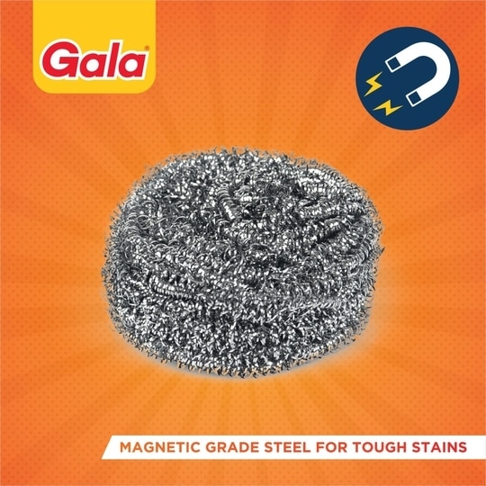 Gala Swash Card Steel Scrubber 7cm 1 N