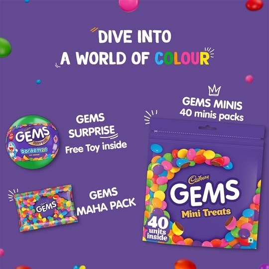 Cadbury Gems Surprise Ball with Toy 14.69  g