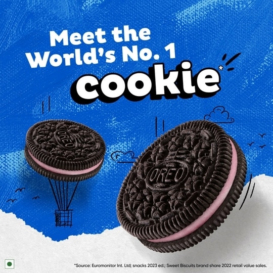 Cadbury Oreo Strawberry Cream Sandwich Biscuit 41.75 g