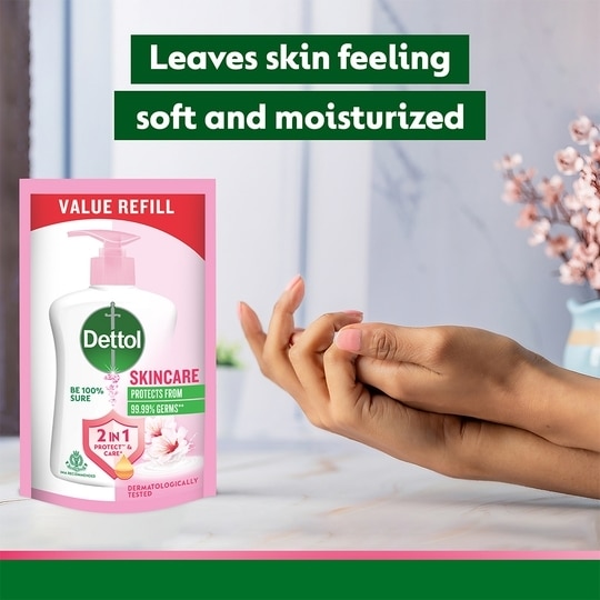 Dettol Skincare Liquid Handwash Refill 175ml (Pack of 3)