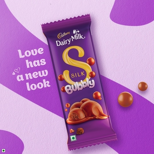 Cadbury Dairy Milk Silk Bubbly Chocolate Bar 46 g