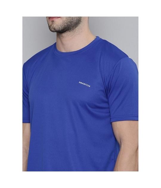 Smartees Round Neck Half Sleeve Tshirt Dark Blue (XL)