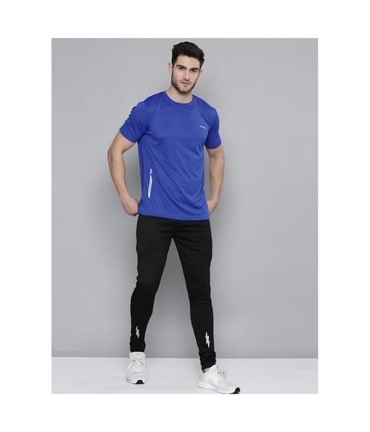 Smartees Round Neck Half Sleeve Tshirt Dark Blue (XL)