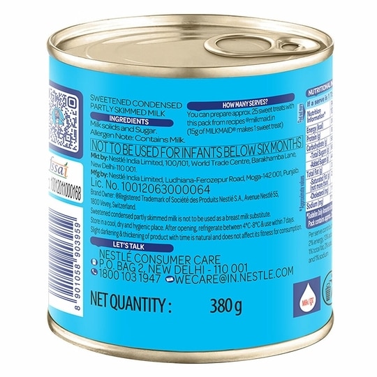 Nestle Milkmaid Condensed Milk 380 g (Tin)