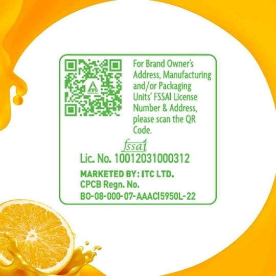 B Natural Orange Juice 1 L