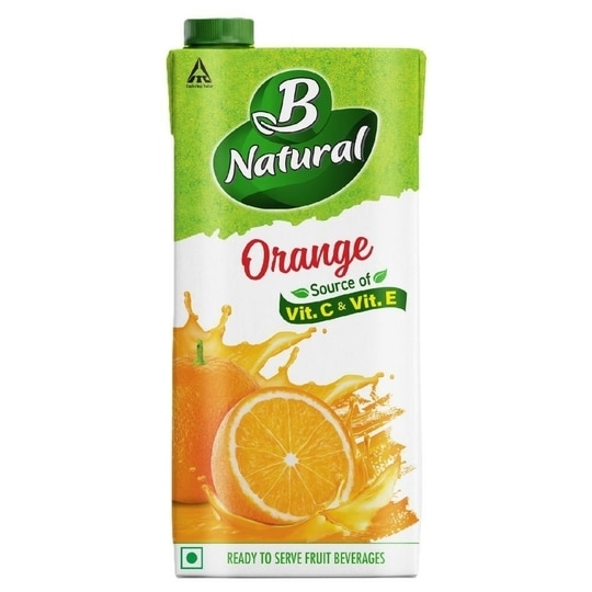 B Natural Orange Juice 1 L