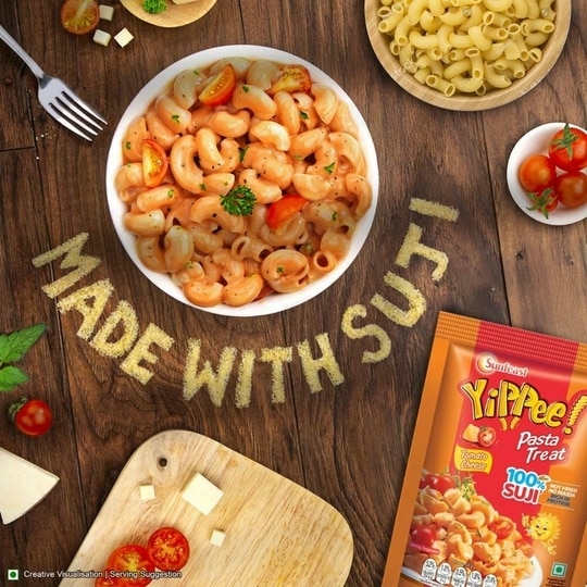 Sunfeast Yippee! Suji Tomato Cheese Pasta Treat 70 g