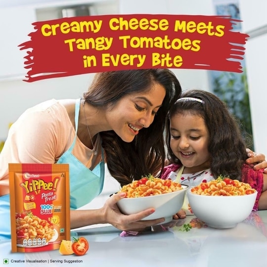 Sunfeast Yippee! Suji Tomato Cheese Pasta Treat 70 g
