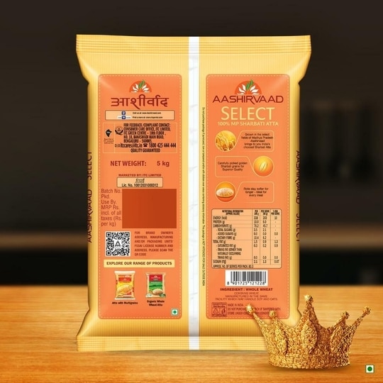 Aashirvaad Select Sharbati Wheat Atta 5 kg