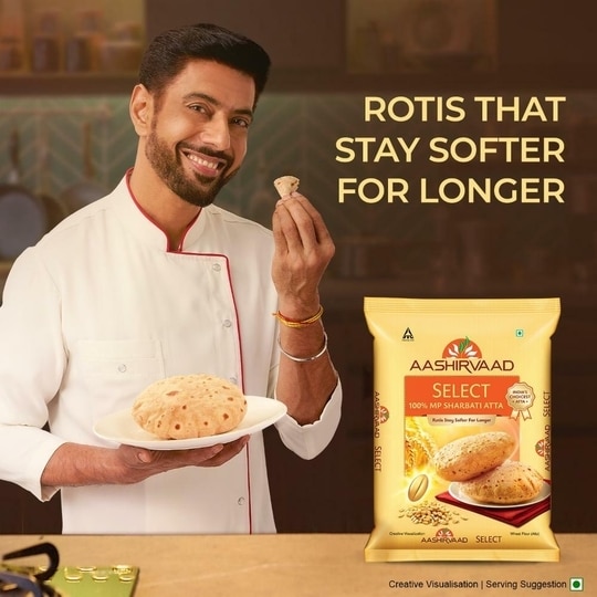 Aashirvaad Select Sharbati Wheat Atta 5 kg