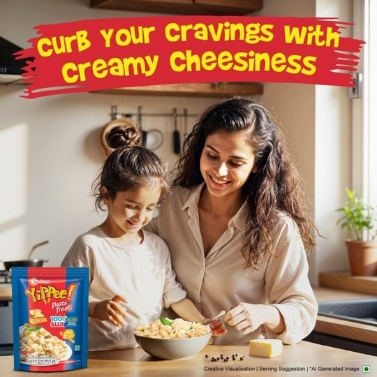 Sunfeast Yippee! Suji Cheese Pasta Treat 70 g