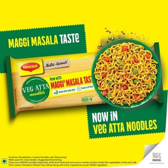 Maggi Nutri-Licious Masala Veg Atta Noodles 290 g