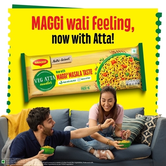 Maggi Nutri-Licious Masala Veg Atta Noodles 290 g