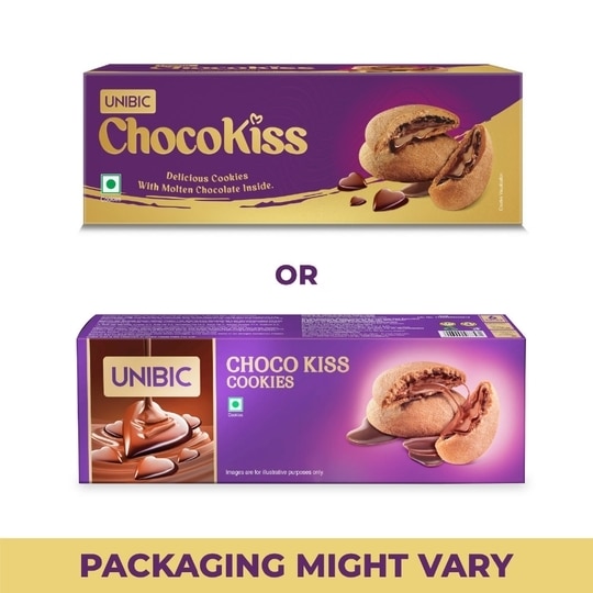 Unibic - Choco Kiss Center Filled Cookies 75 g