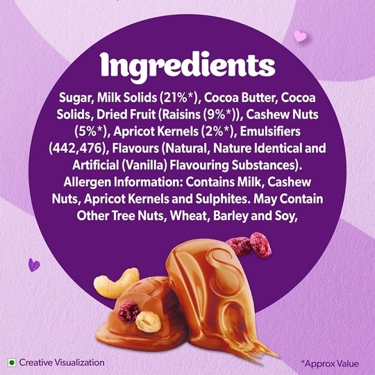 Cadbury Dairy Milk Silk Fruit and Nut Chocolate Bar 51 g