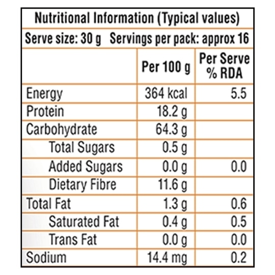 Tata Sampann Unpolished Toor / Arhar Dal 500 g