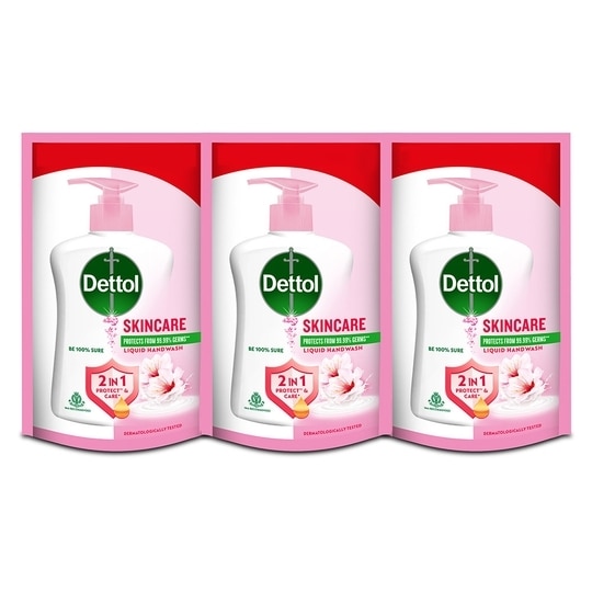 Dettol Skincare Liquid Handwash Refill 175ml (Pack of 3)