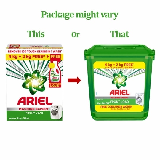 Ariel Matic Front Load Detergent Powder 4+2 kg