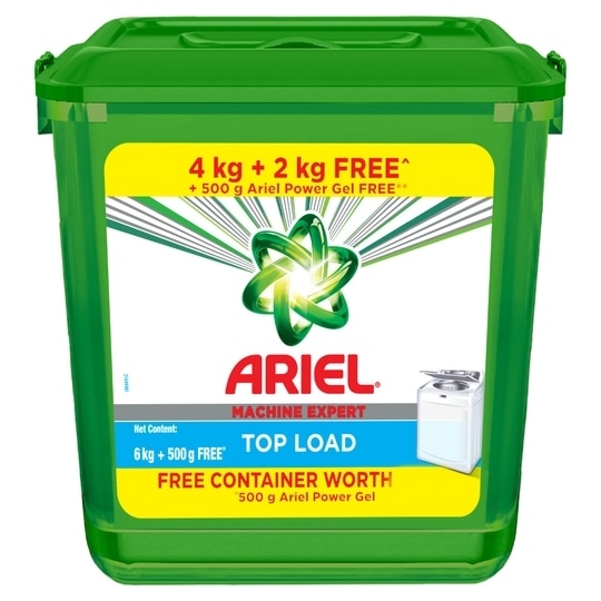 Ariel Matic Top Load Detergent Powder 4 kg + 2 kg