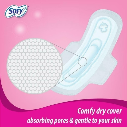 Sofy Bodyfit Sanitary Napkin with Wings (XL) 18 pads