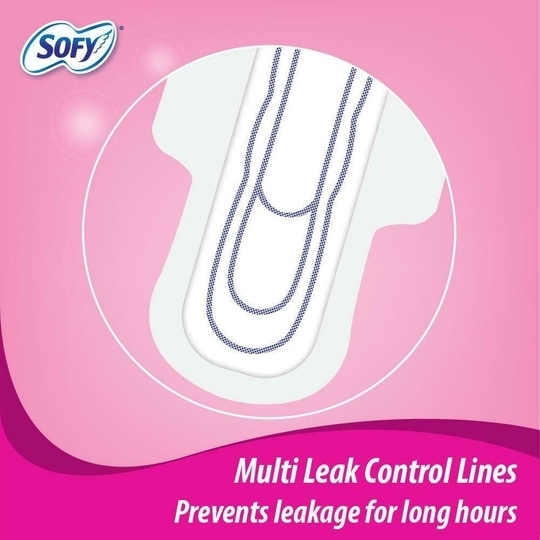 Sofy Bodyfit Sanitary Napkin with Wings (XL) 18 pads