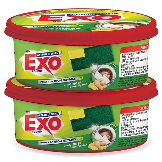 Exo Touch & Shine Anti-Bacterial Dishwash Bar 700 g (Pack of 2)