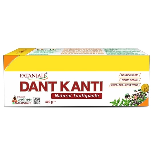 Patanjali Dant Kanti Natural Toothpaste (200+ 200+ 100) g