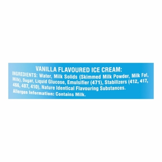 Kwality Wall's Vanilla Ice Cream Tub 700 ml