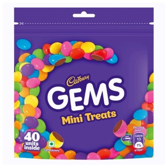 Cadbury Gems Minis Home Treats 117.5 g