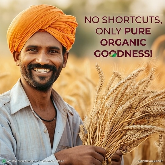 Aashirvaad Organic Whole Wheat Atta 1kg