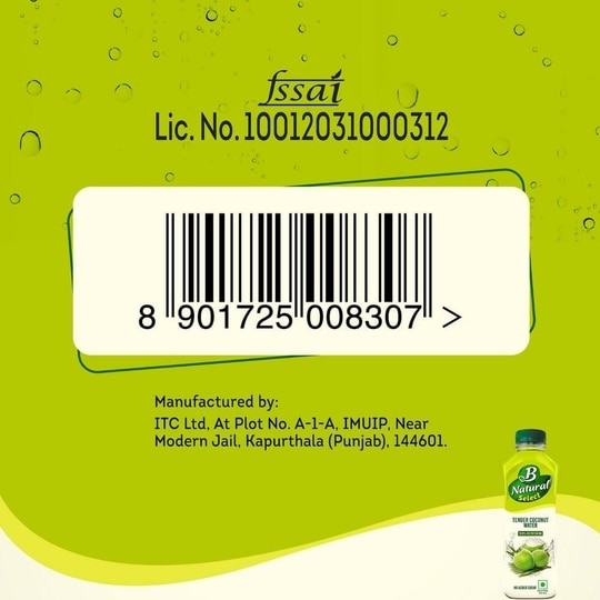 B Natural Select Tender Coconut Water 750 ml
