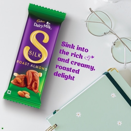 Cadbury Dairy Milk Silk Roast Almond Chocolate Bar 52 g
