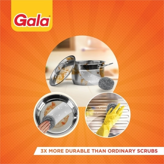 Gala Swash Card Steel Scrubber 7cm 1 N