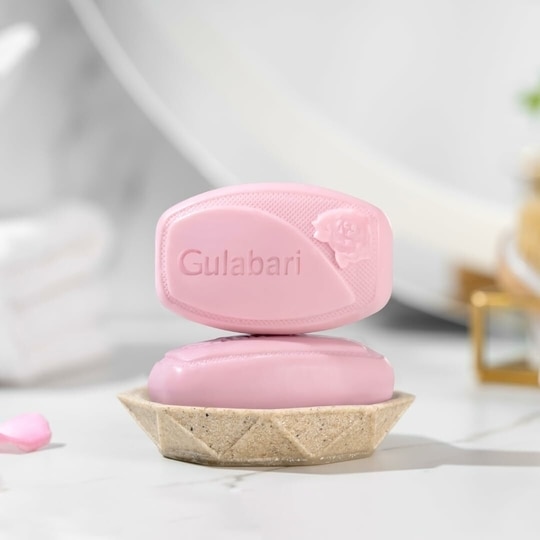 Dabur Gulabari Pure Rose Soap 150 g (Pack of 3)