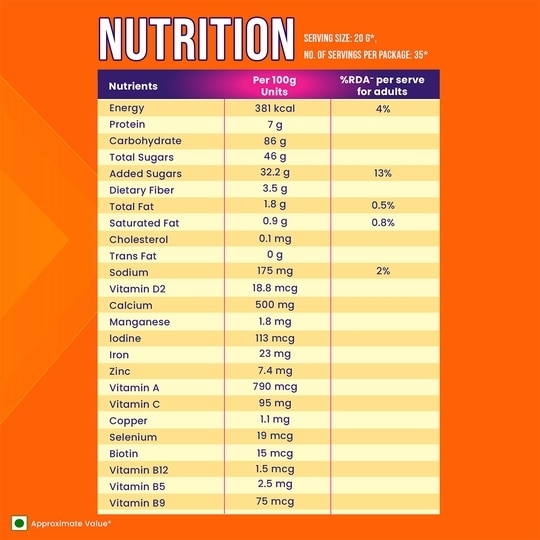 Bournvita Chocolate Nutrition Drink 700 g Pouch