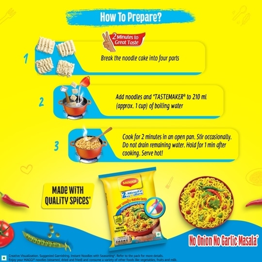Maggi No Onion No Garlic Noodles 70 g