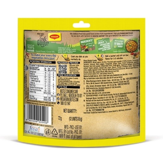 Maggi Masala Ae Magic 6 g (Pack of 12)