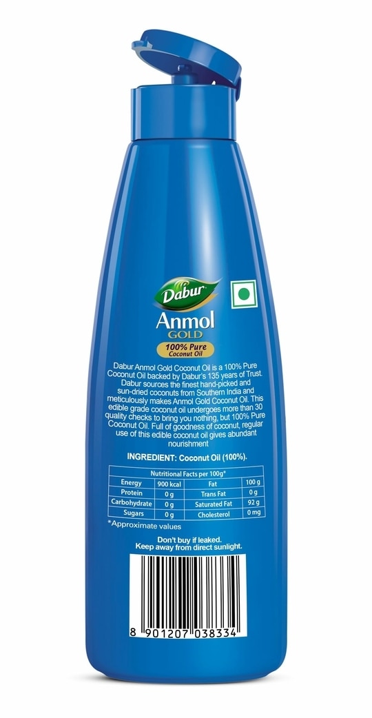 Dabur Anmol Gold Pure Coconut Oil 550 ml
