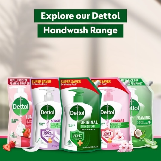 Dettol Skincare Liquid Handwash Refill 175ml (Pack of 3)