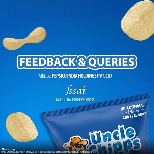 Uncle Chipps Plain Salted Potato 80 g