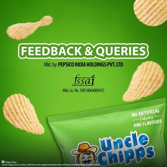 Uncle Chipps Spicy Treat Potato Chips 37 g