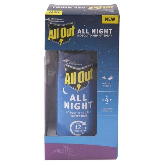All Out All Night Mosquito & Fly Protection Spray 30 ml