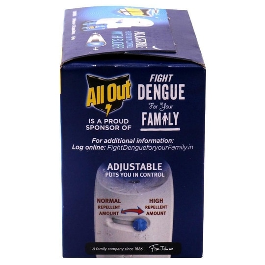 All Out Ultra Power+ Slider Mosquito Repellent Machine + Refill 45 ml