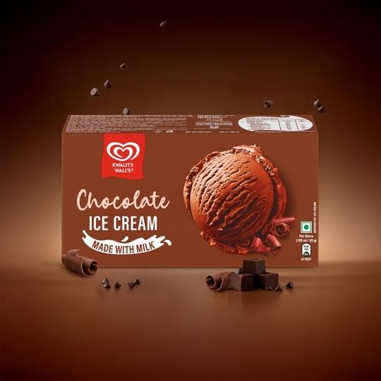 Kwality Wall's Slow Churned Chocolate Ice Cream 700 ml