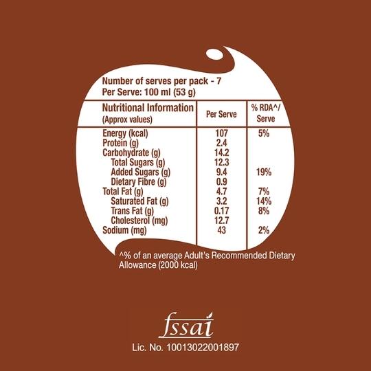 Kwality Wall's Slow Churned Chocolate Ice Cream 700 ml