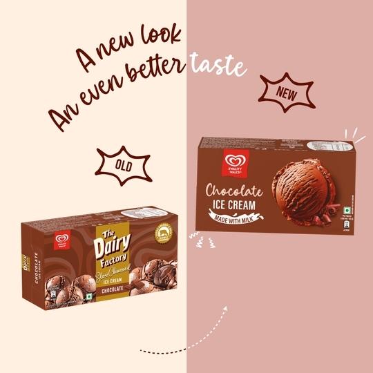Kwality Wall's Slow Churned Chocolate Ice Cream 700 ml