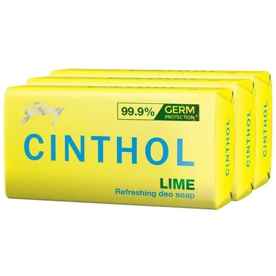 Cinthol Lime Refreshing Deo Soap 125 g (Pack of 3)