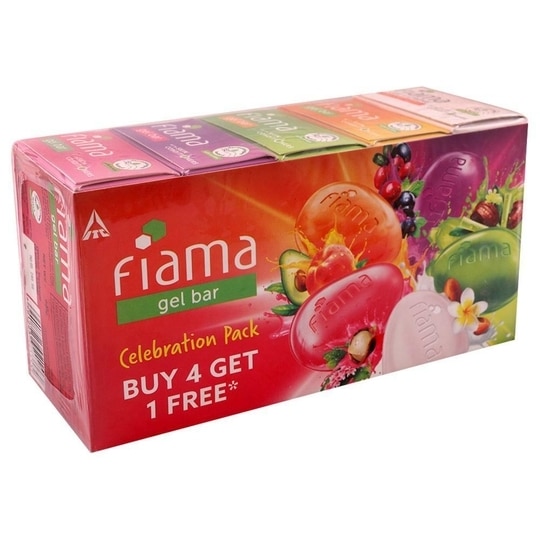 Fiama Multivariant Gel Bar 125 g (Buy 4 Get 1 Free)