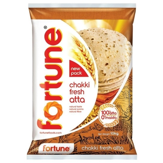 Fortune Chakki Fresh Whole Wheat Atta 10 kg